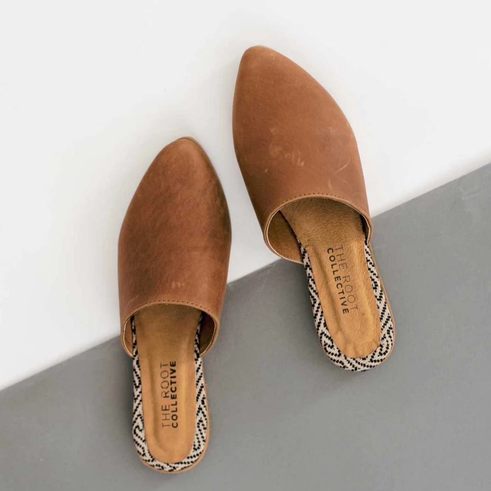 Root Collective Lili Leather Mules